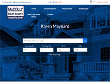 Tablet Screenshot of kmaynard.mccolly.com